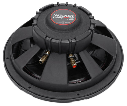 Kicker 43CVT124 COMPVT 12" 800 Watt Car Subwoofer + Vented Sub Box Enclosure