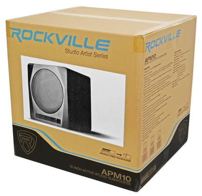 APM6B 6.5" Studio Monitors + APM10B 10" Subwoofer Bundle
