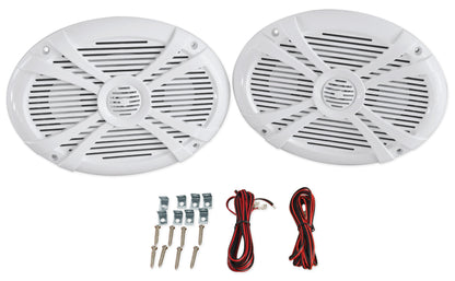 RMSTS69W White 2-Pack + RWB70W White Wakeboard Speakers Bundle