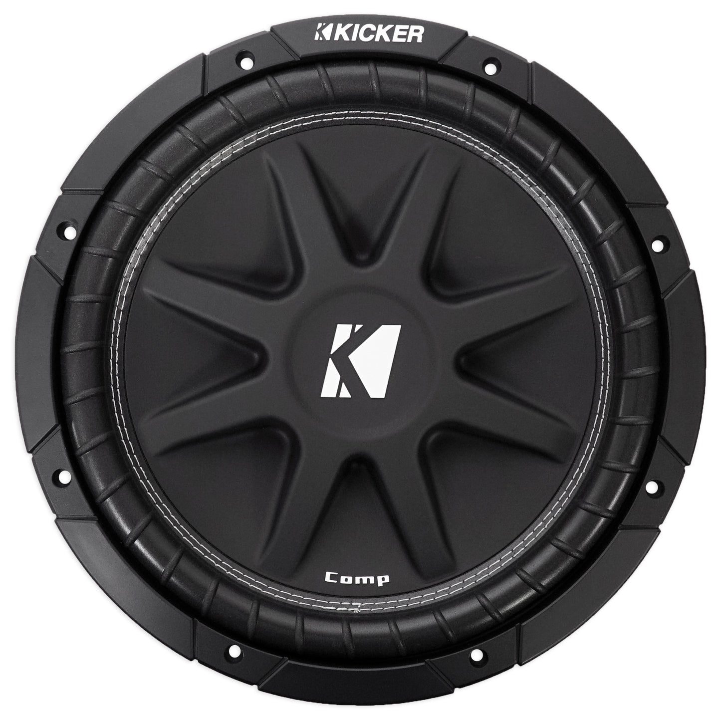 KICKER 43C124 Comp 12" 300 Watt SVC 4-Ohm Car Subwoofer Sub+Amplifier+Amp Kit