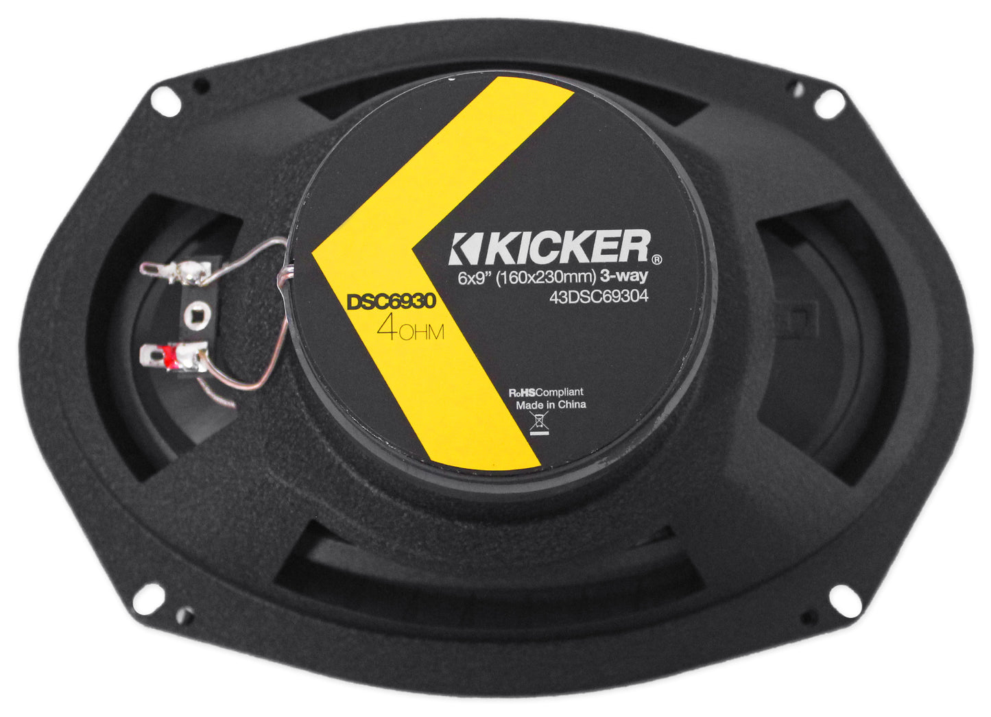 2) Kicker 43DSC69304 DSC6930 6x9 360w 3-Way Car Speakers+(2) Enclosures DS693
