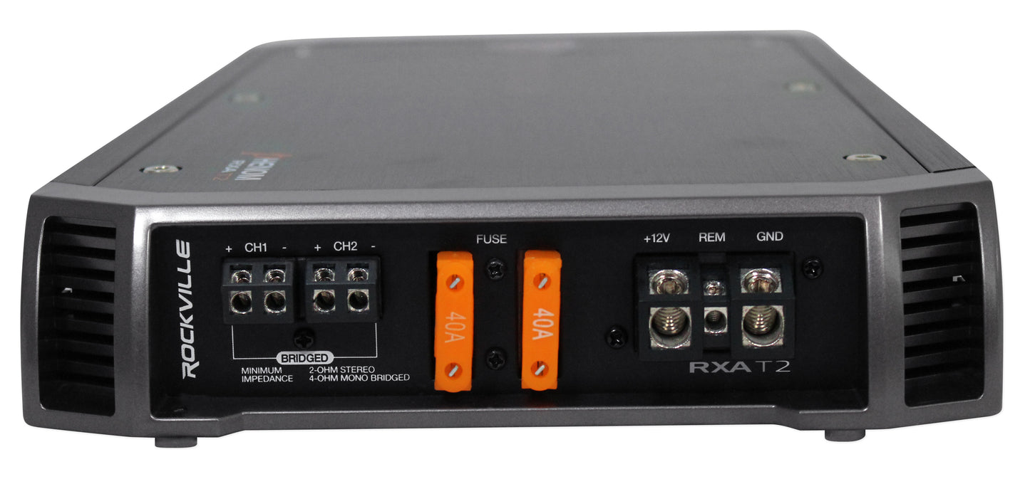 RXA-T2 + RWK41 4‑Ga Amp Kit Bundle