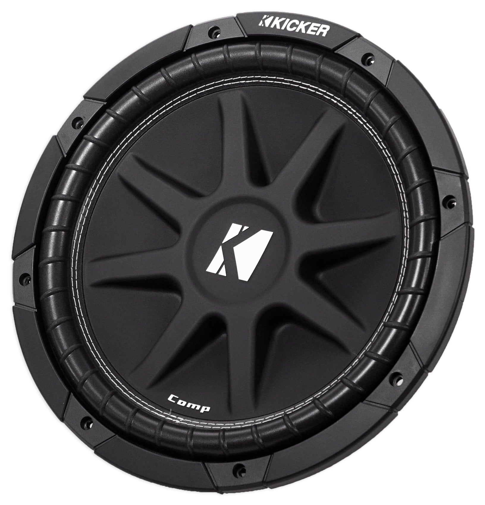 (2) KICKER 43C124 Comp 12" 600 Watt Car Subwoofers+Sealed Sub Box Enclosure