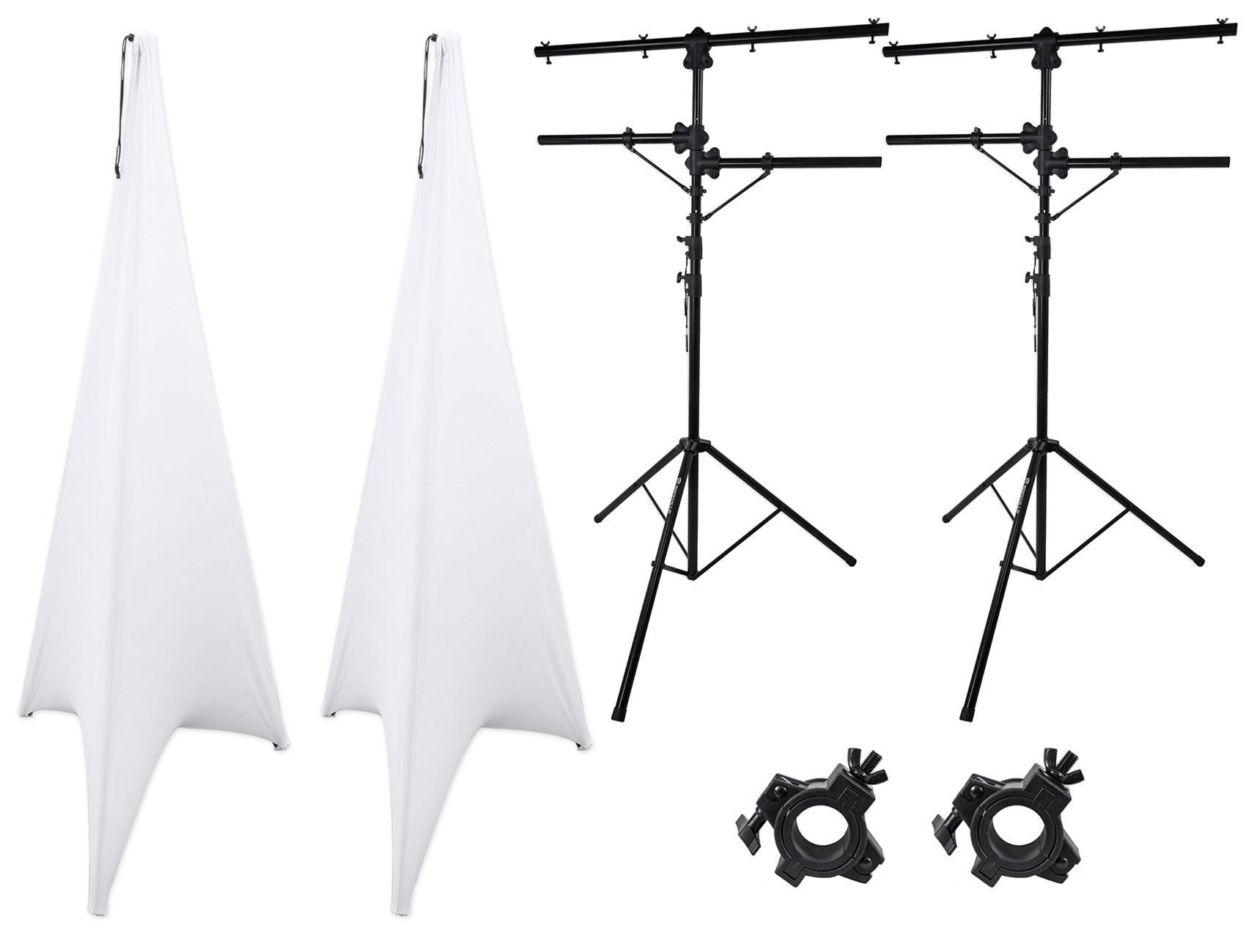 RVLS1 Lighting Tree Stand 2-Pack + RSC7W Scrim 2-Pack + O‑Clamp 2-Pack Bundle
