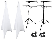 RVLS1 Lighting Tree Stand 2-Pack + RSC7W Scrim 2-Pack + O‑Clamp 2-Pack Bundle