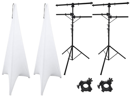 RVLS1 Lighting Tree Stand 2-Pack + RSC7W Scrim 2-Pack + O‑Clamp 2-Pack Bundle