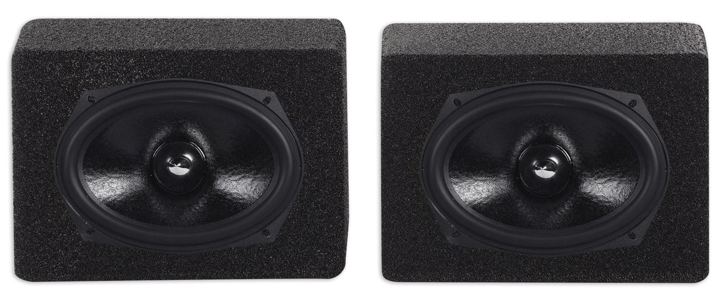 RVL69W 2-Pack + RS6x9BL Enclosures Bundle