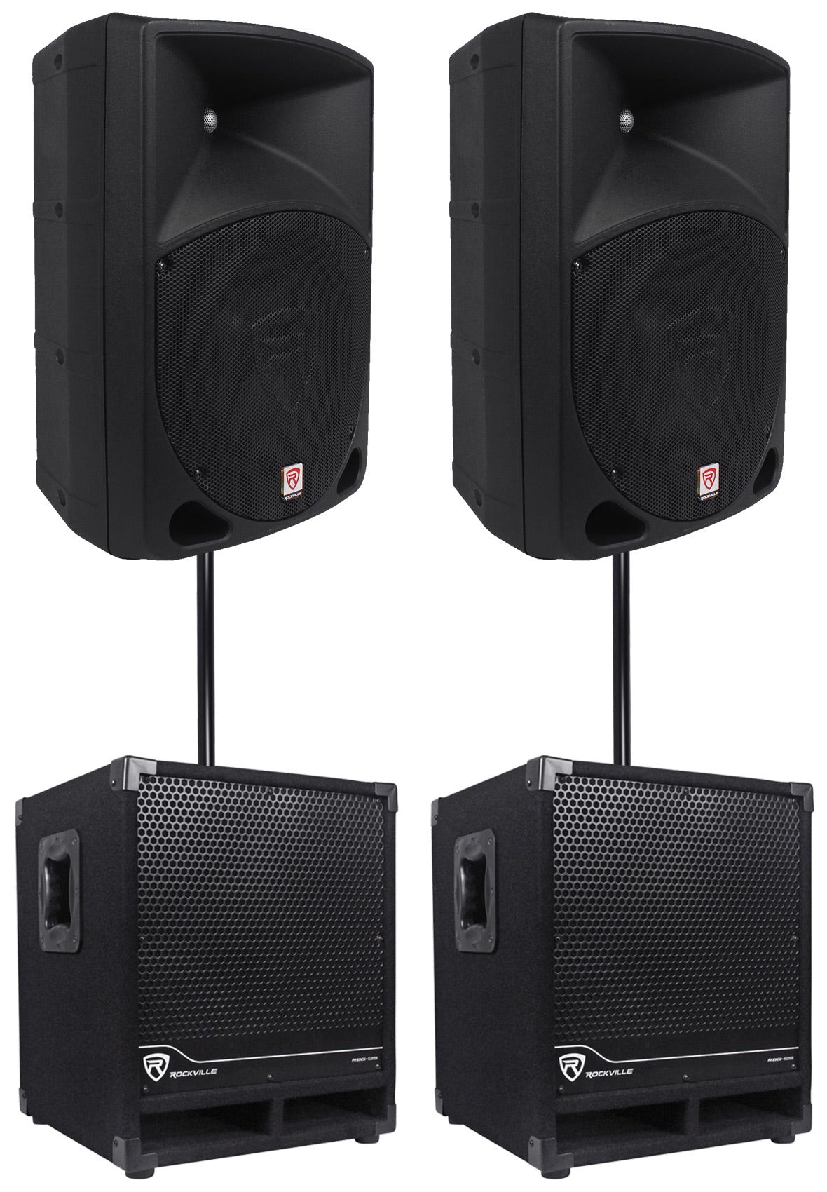 RPG10 2-Pack + RBG12S Subwoofer Bundle – Rockville