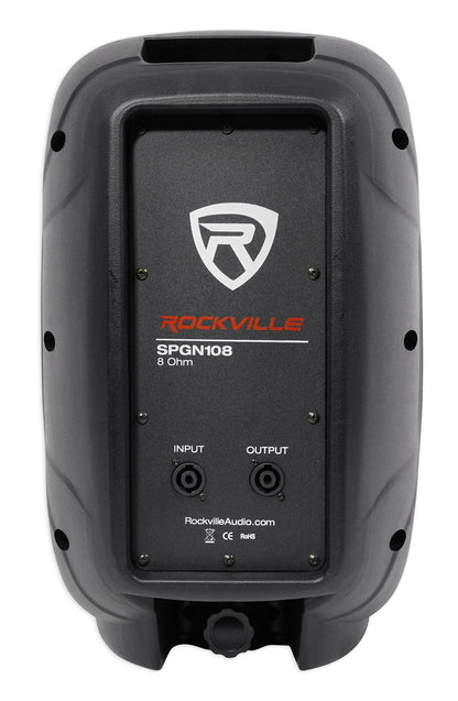 SPGN108 2-Pack + RVSS2 Speaker Stand Bundle