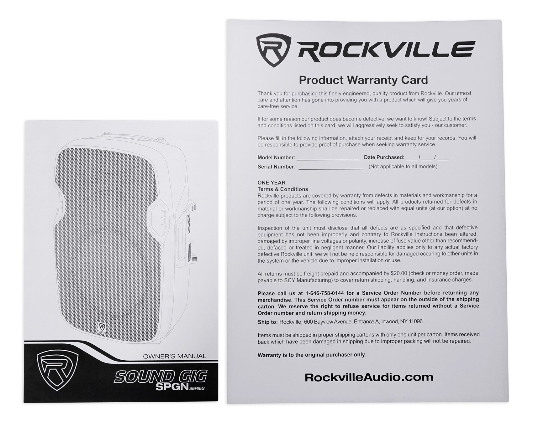 SPGN108 2-Pack + RVSS2 Speaker Stand Bundle