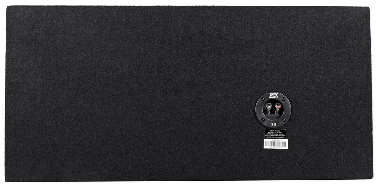 MTX Terminator TNP212D2 1200w Dual 12” Subwoofers/Box/Amp Package+Free Speaker !