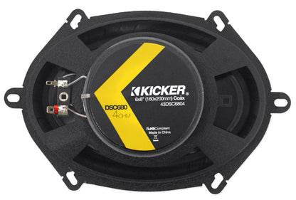 Kicker 6x8" Front+Rear Factory Speaker Replacement Kit For 98-01 Ford Explorer