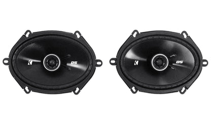 Kicker 6x8" Front+Rear Speaker Replacement Kit For 05-07 Ford F-250/350/450/550