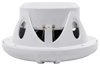 RMSTS80W White 8" Marine Speakers 4-Pack + KRYPTON MF4 Amplifier Bundle