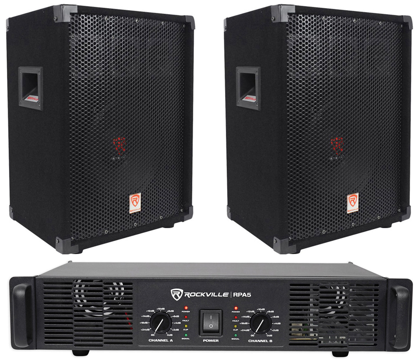RSG10 2-Pack + RPA5 Power Amplifier Bundle