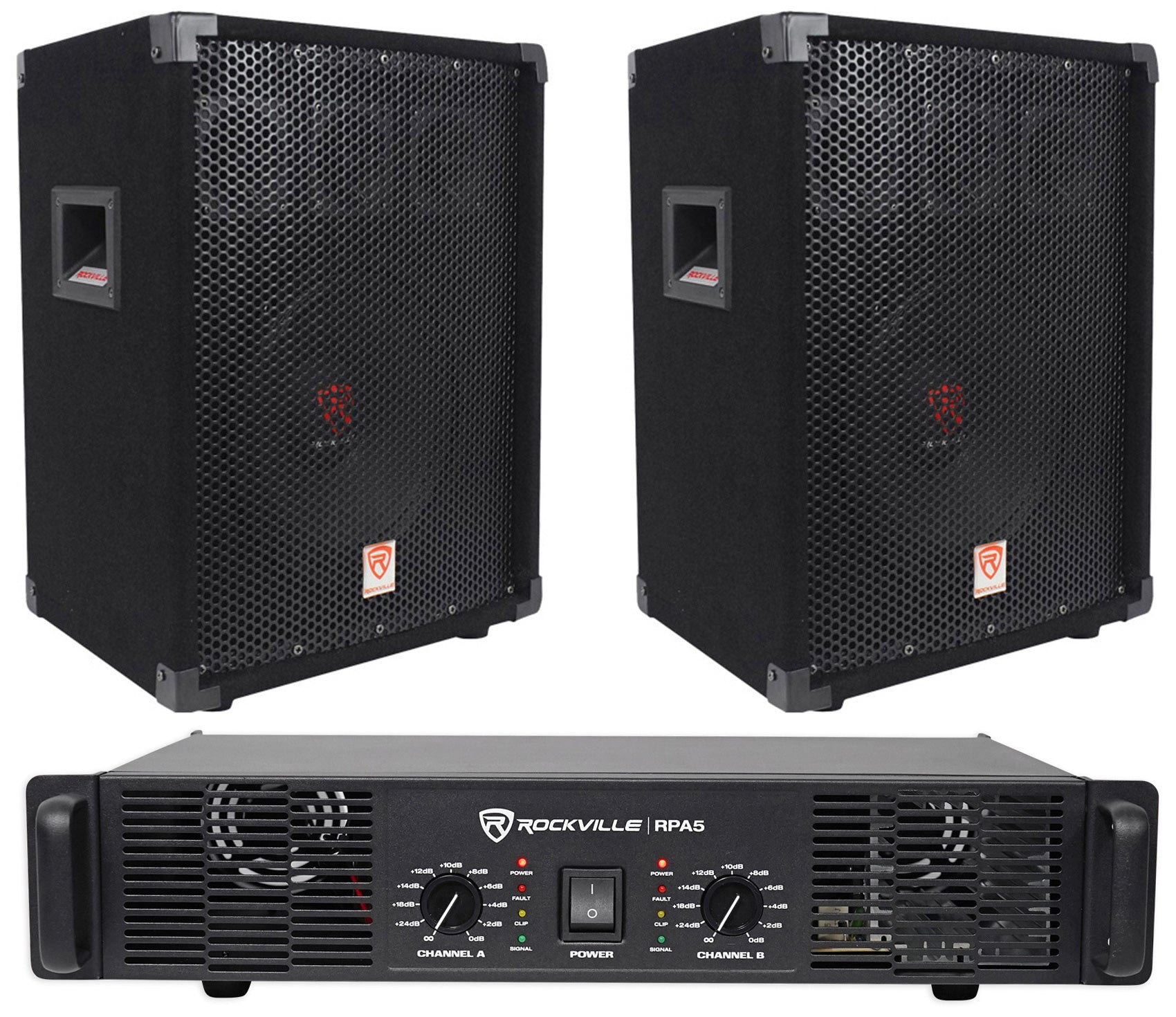RSG10 2-Pack + RPA5 Power Amplifier Bundle