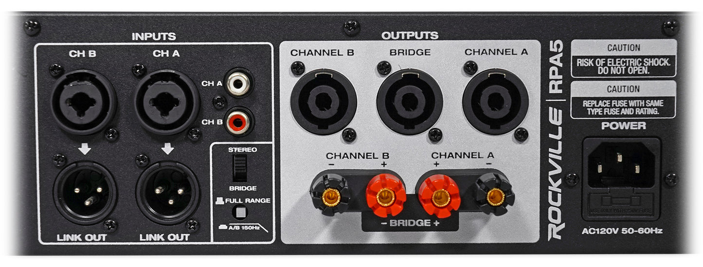 RSM12P 2-Pack + RPA5 Amplifier Bundle