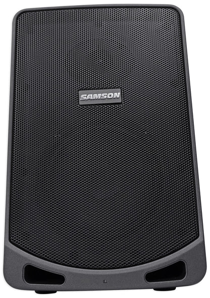 SAMSON XP106WDE 6" Rechargeable Bluetooth PA DJ Speaker+Stands+Headset+Mic+Case