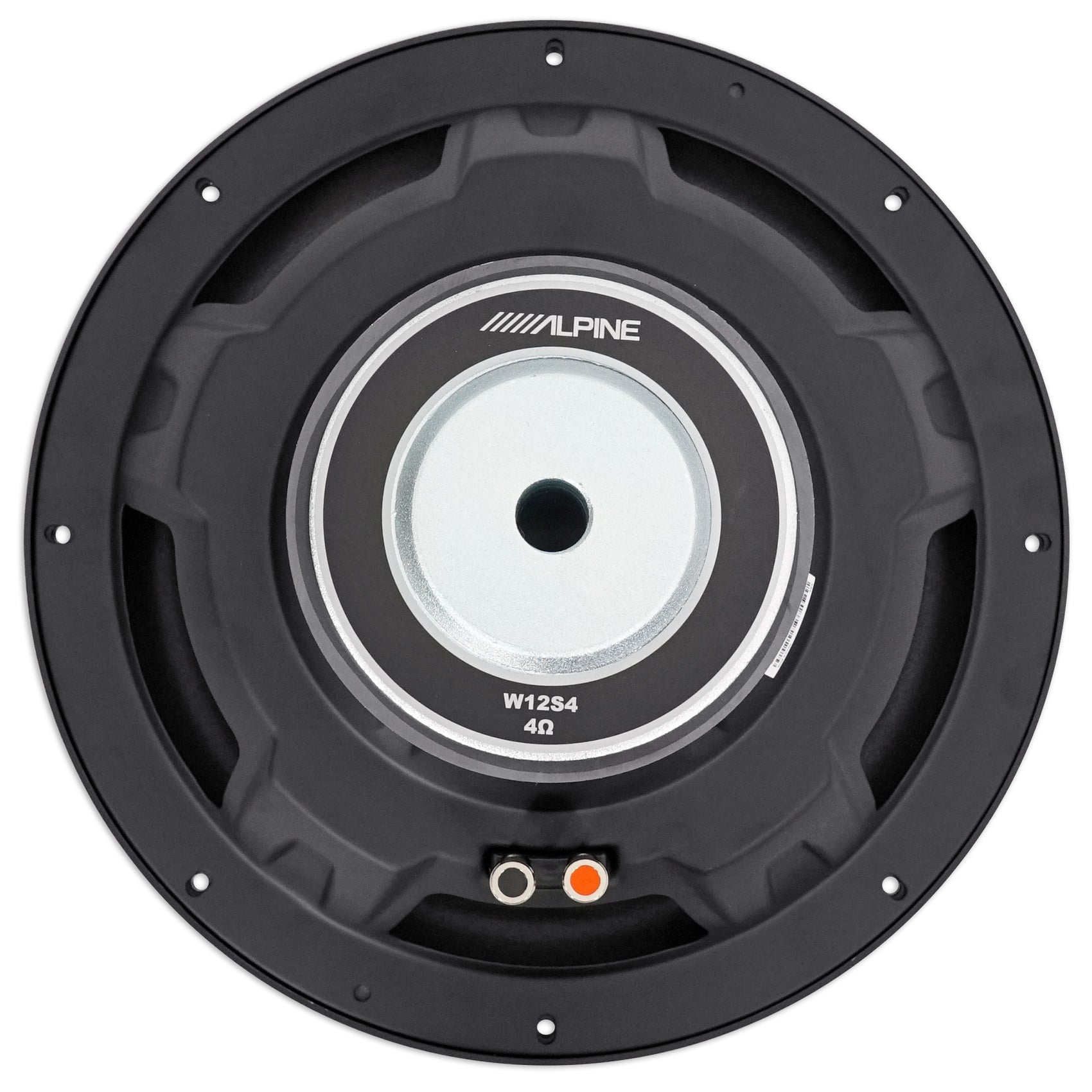 Alpine W12S4 12" 750w Car Subwoofer+Sealed Sub Box Enclosure+Amplifier+Amp Kit