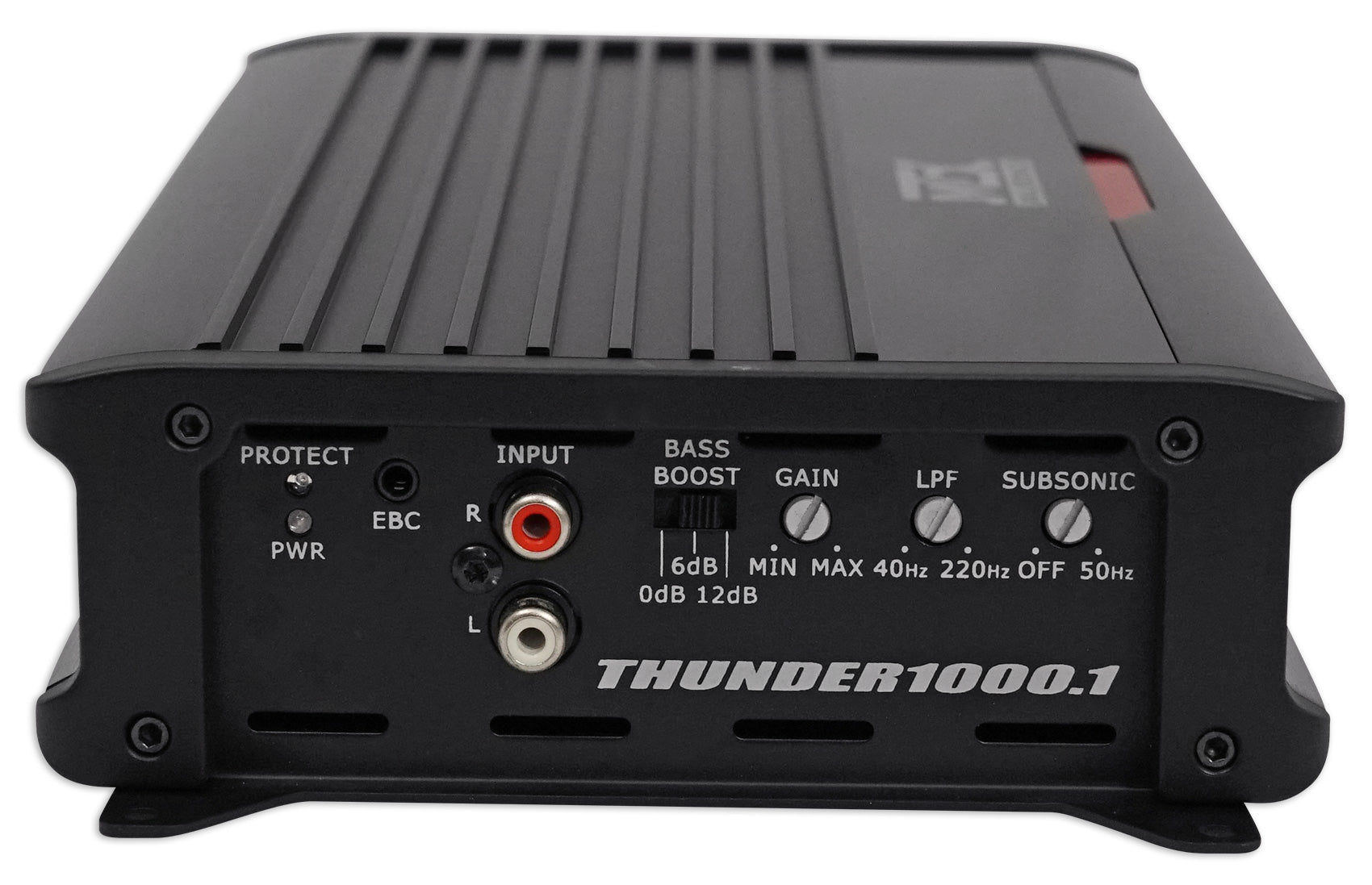 MTX THUNDER1000.1 1000 Watt RMS Mono Class D 1-Ohm Car Audio Amplifier+Amp Kit