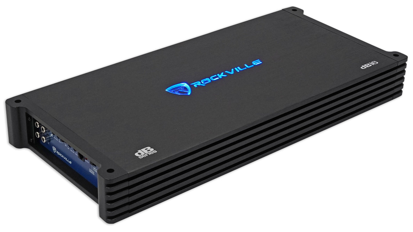 dB16 Mono Amplifier + 0 AWG OFC Amp Kit Bundle