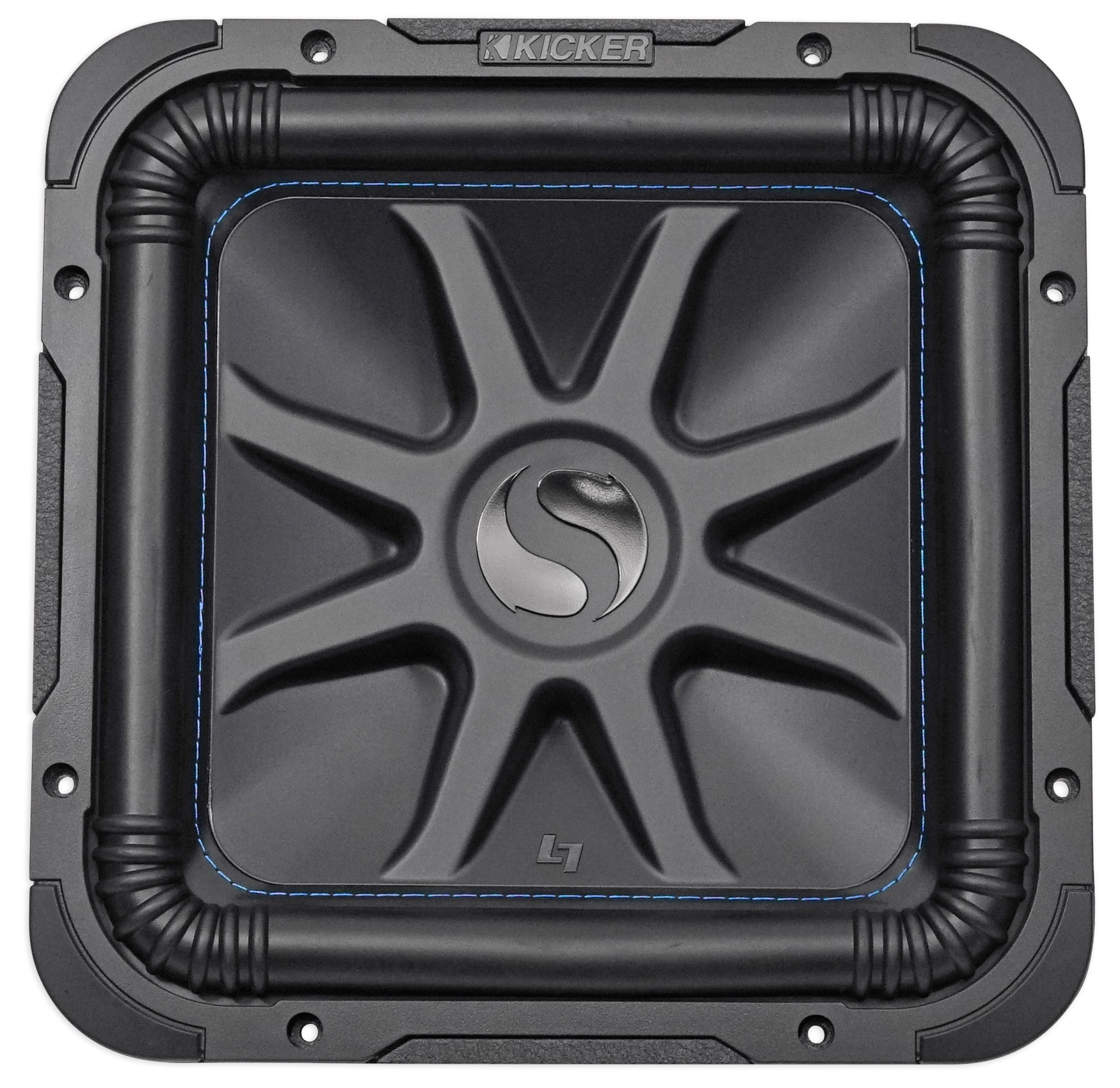 Kicker L7S124 12" Solobaric L7S Car Sub+Vented Enclosure+750W Amplifier+Amp Kit