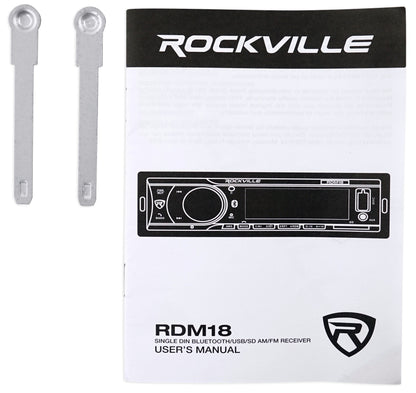 RDM18 Media Receiver + 4x6 Speaker 2-Pack Bundle