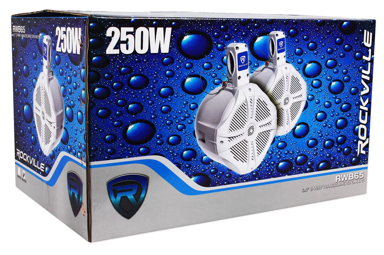 RWB70B Black + RV46.3A 4x6 Speakers Bundle