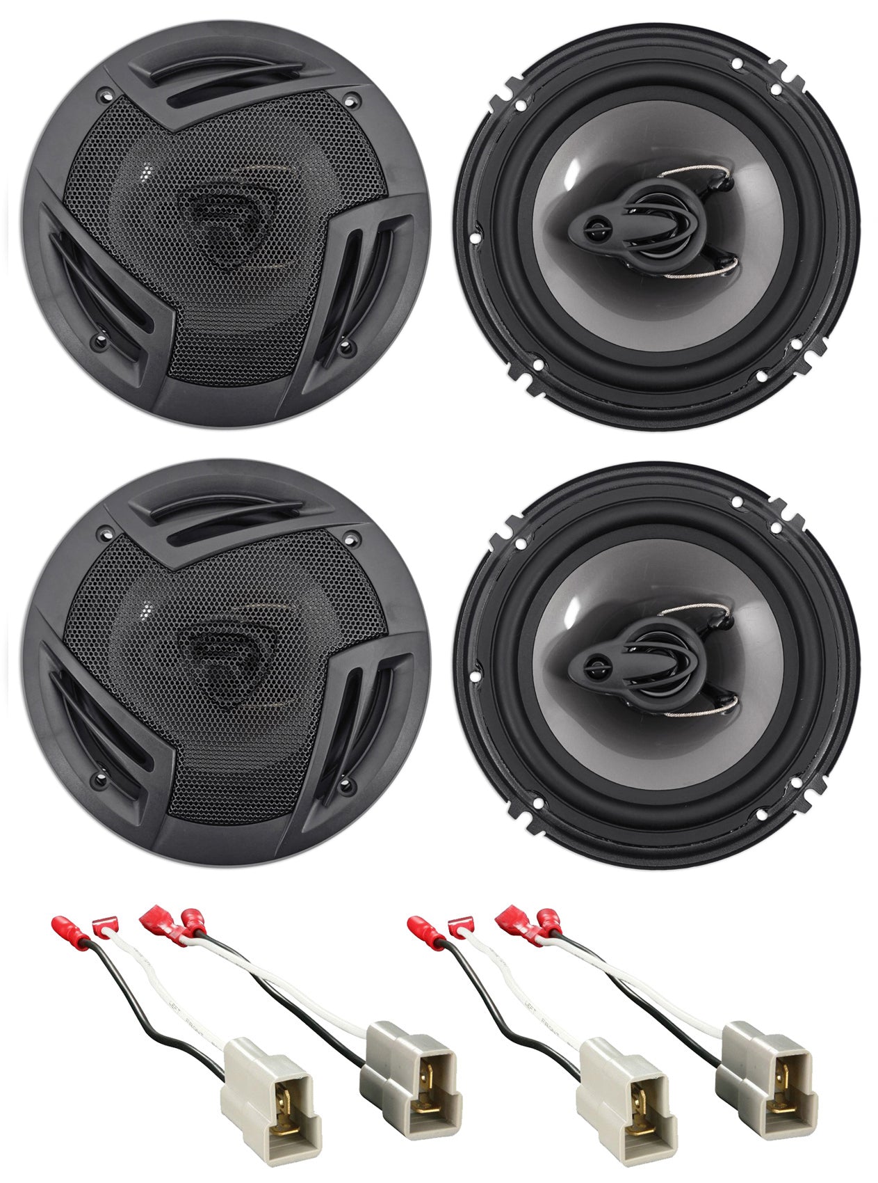 RV6.3A 6.5" Speakers 2-Pack + METRA 72-9300 Harness Bundle