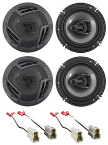 RV6.3A 6.5" Speakers 2-Pack + METRA 72-9300 Harness Bundle