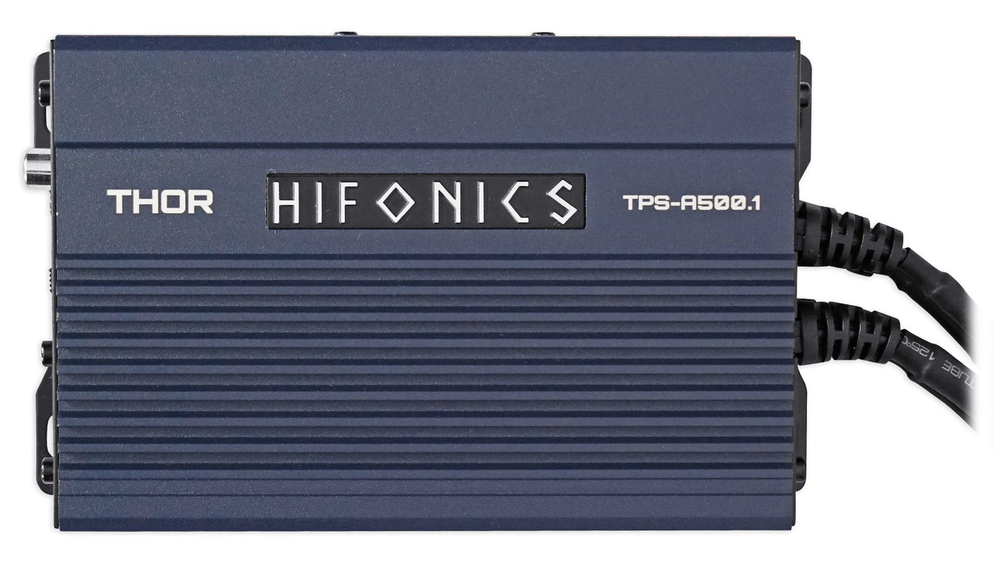 Hifonics TPS-A500.1 500w Mono Amplifier+12" Free Air Subwoofer Polaris RZR/ATV/UTV/Cart
