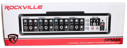 SPGN124 2-Pack + RPM45 Powered Mixer Bundle