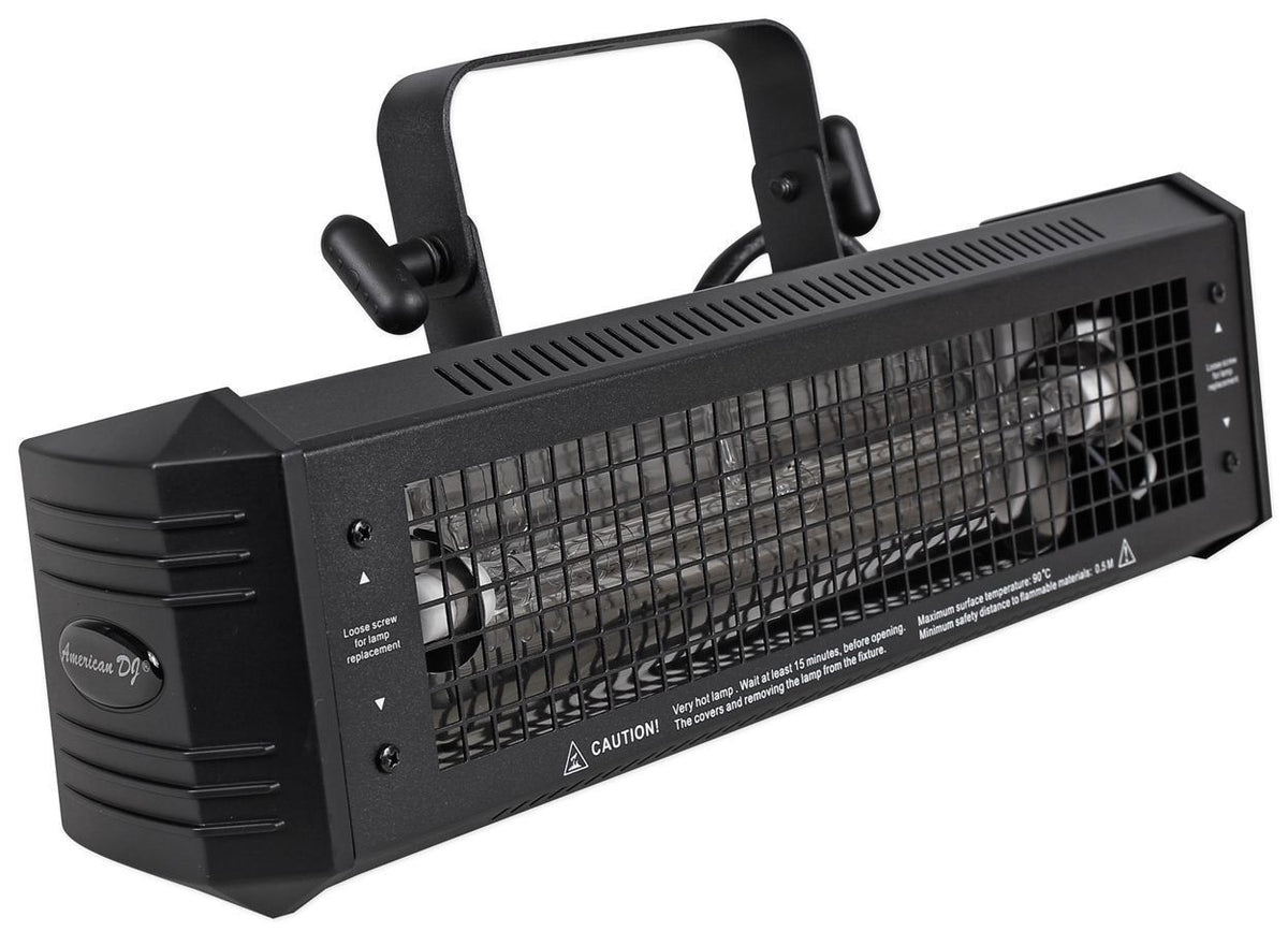 American DJ Mega Flash DMX 800W DMX Strobe Light w/ Sound Sensor + Fog Machine