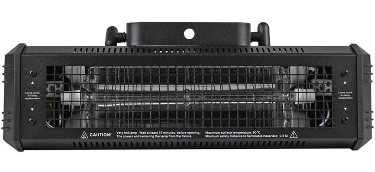American DJ Mega Flash DMX 800W DMX Strobe Light w/ Sound Sensor + Fog Machine