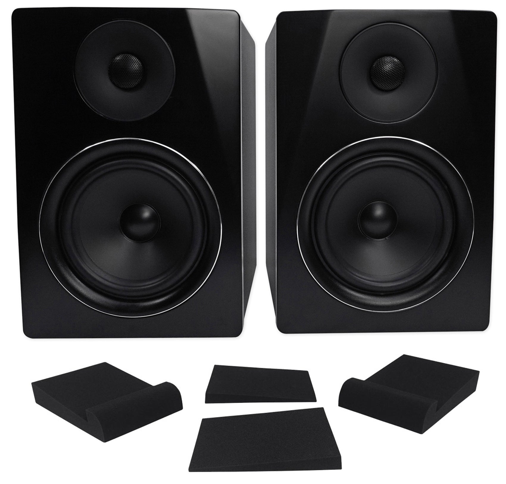 APM6B Black + RRS190S Isolation Pads Bundle