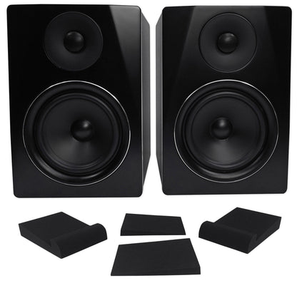 APM6B Black + RRS190S Isolation Pads Bundle