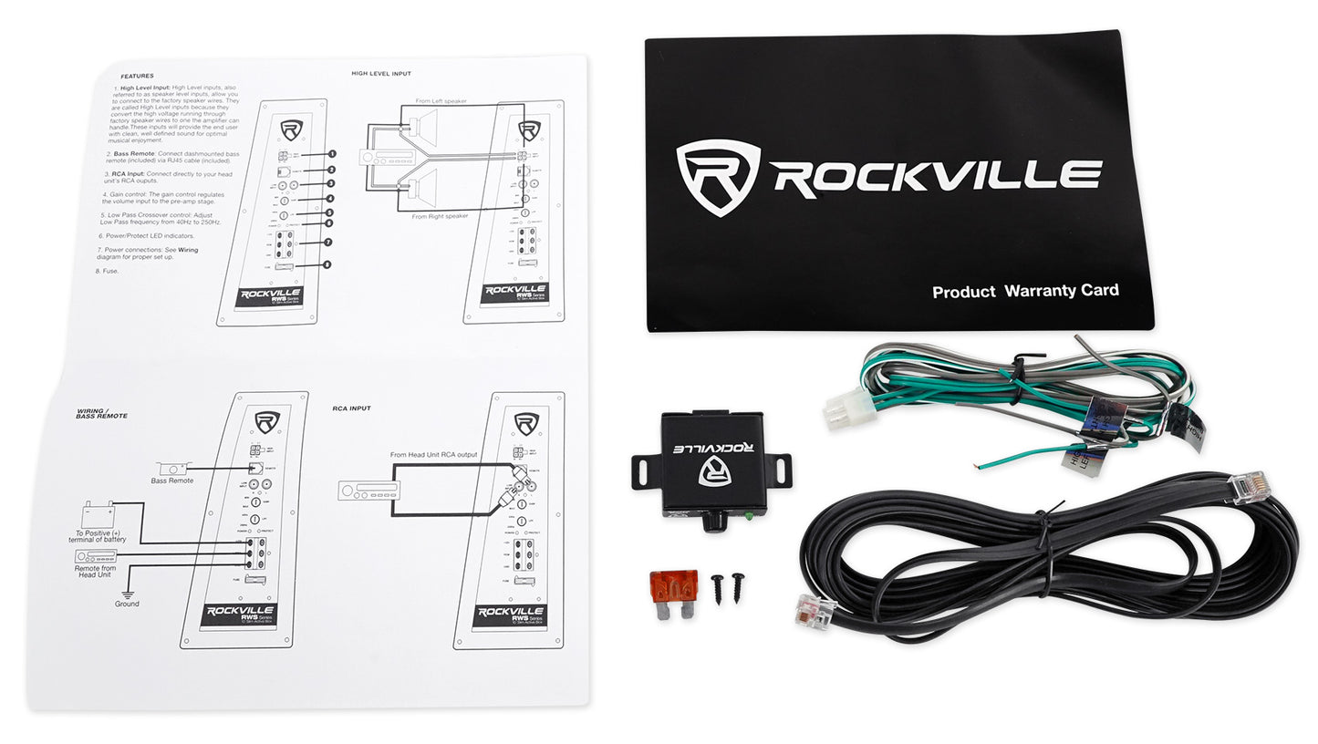 RWS12CA + RWK81 8 AWG Amp Kit Bundle
