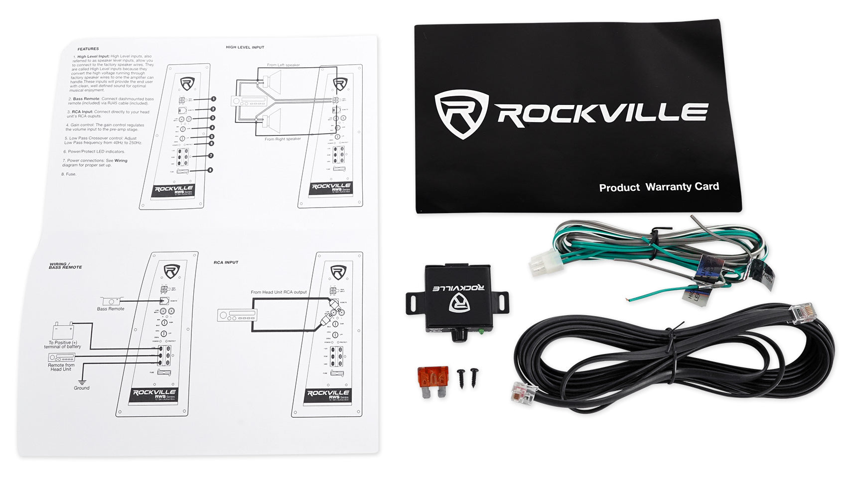 RWS12CA + RWK81 8 AWG Amp Kit Bundle