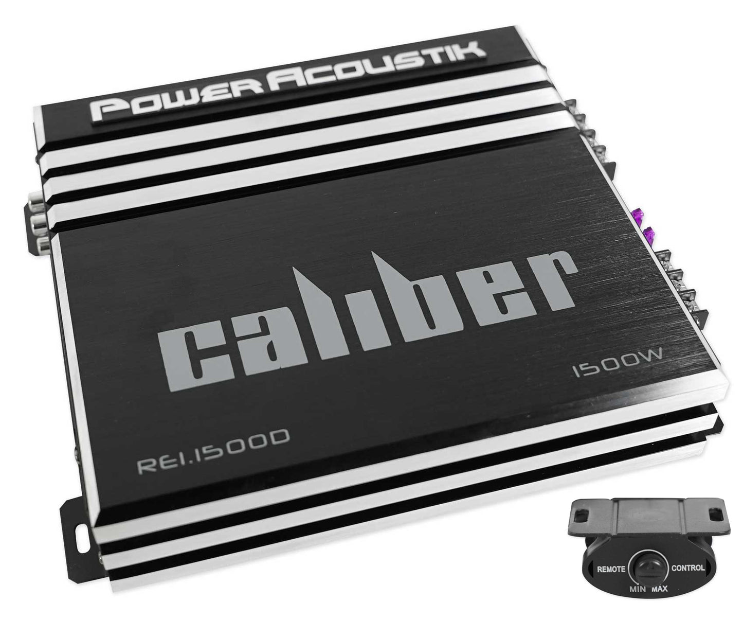 Power Acoustik RE1-1500D 1500 Watt Mono Amplifier Car Audio Amp+Wire Kit