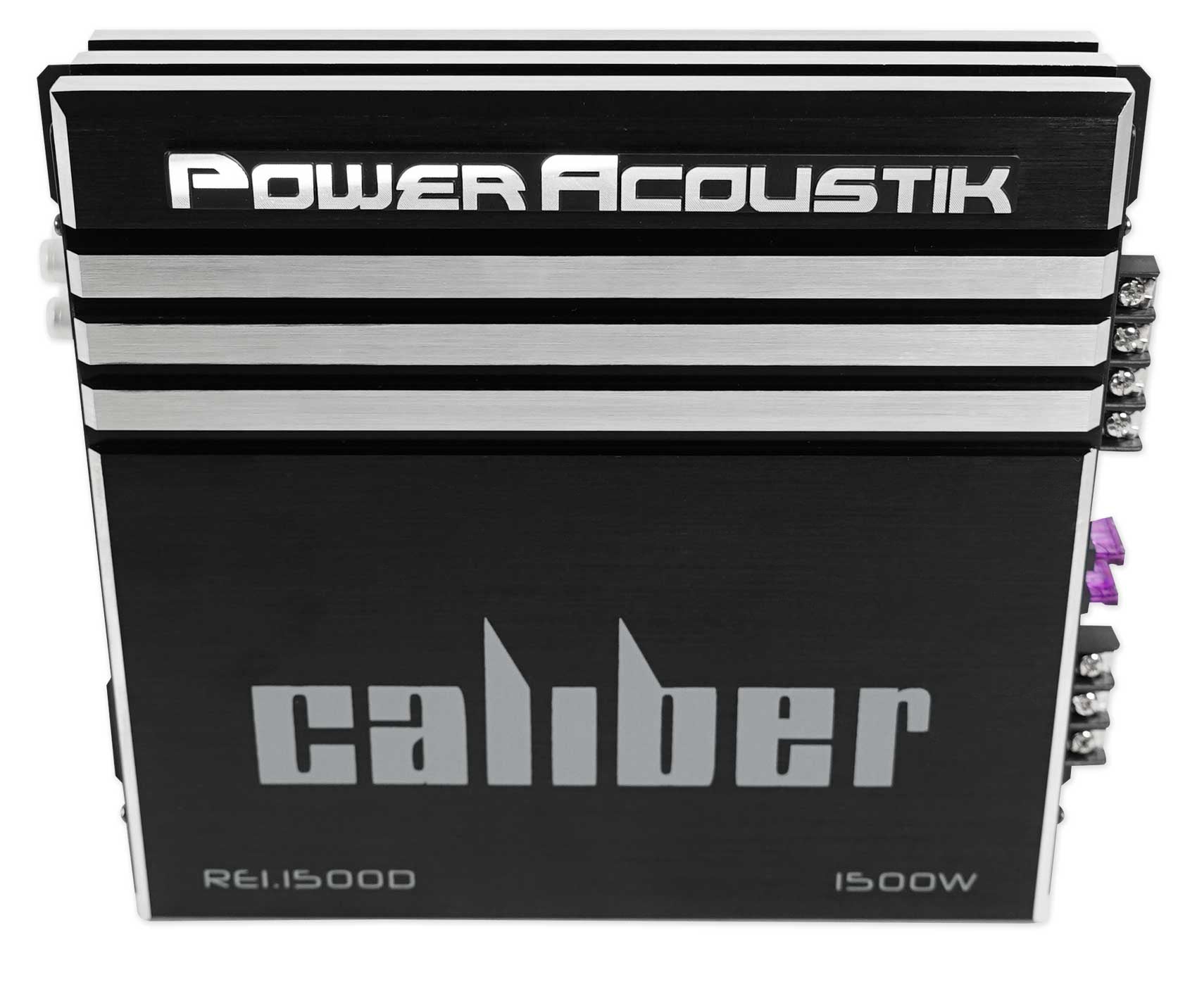 Power Acoustik RE1-1500D 1500 Watt Mono Amplifier Car Audio Amp+Wire Kit