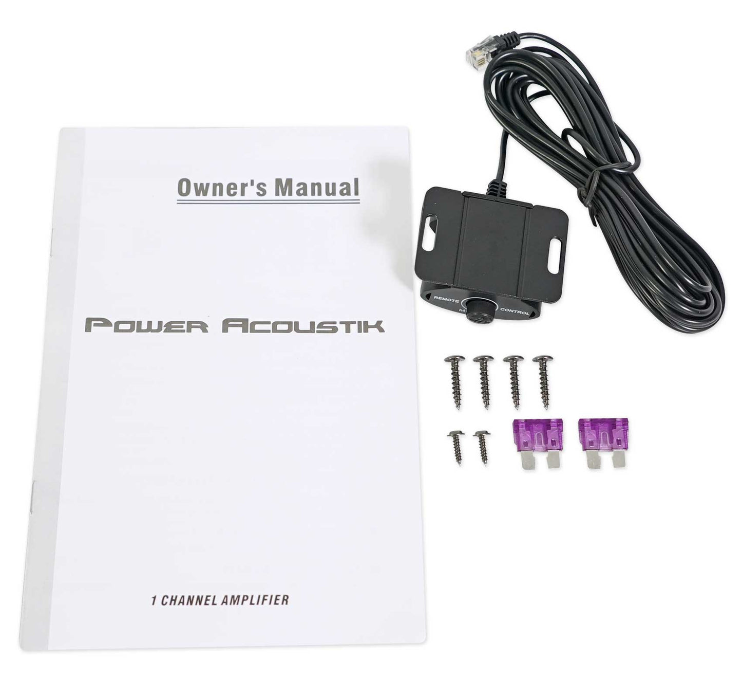 Power Acoustik RE1-1500D 1500 Watt Mono Amplifier Car Audio Amp+Wire Kit