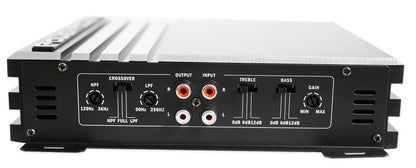 Power Acoustik RE2-1000D 1000 Watt 2-Channel Car Audio Amplifier Amp+Wire Kit