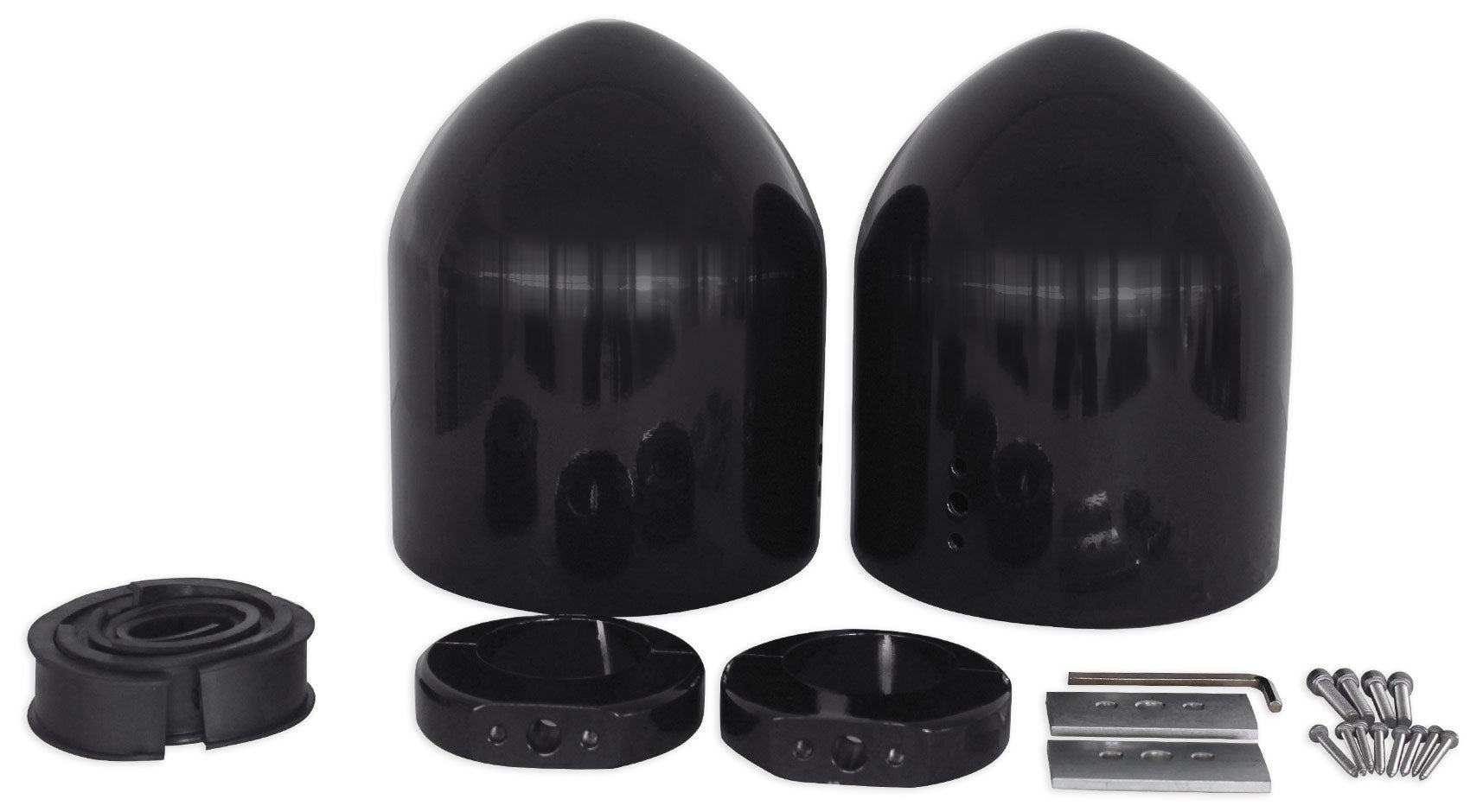 MAC65B Black 6.5" Tower Speaker Pods 2-Pack + RWBC Neoprene Covers Bundle
