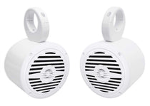 MS525W White 5.25" Marine Speakers + MAC525W White Pods Bundle