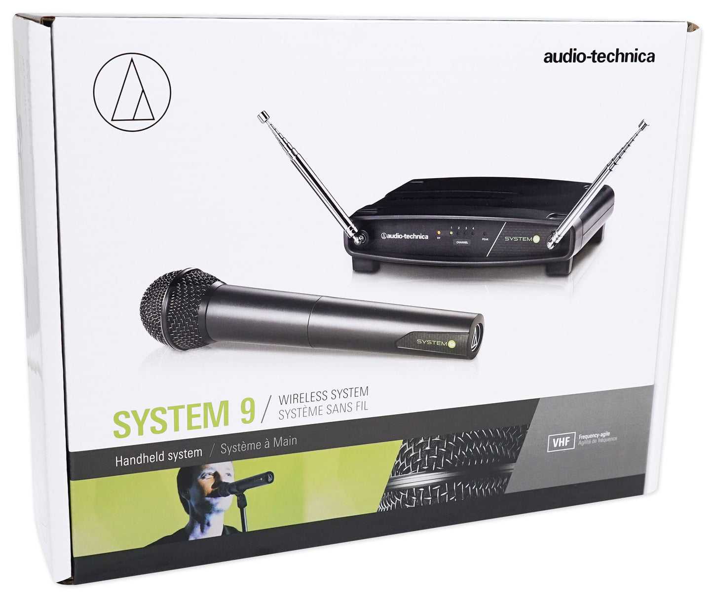 Audio Technica ATW-902a Wireless Handheld Microphone Mic + Bluetooth Speaker