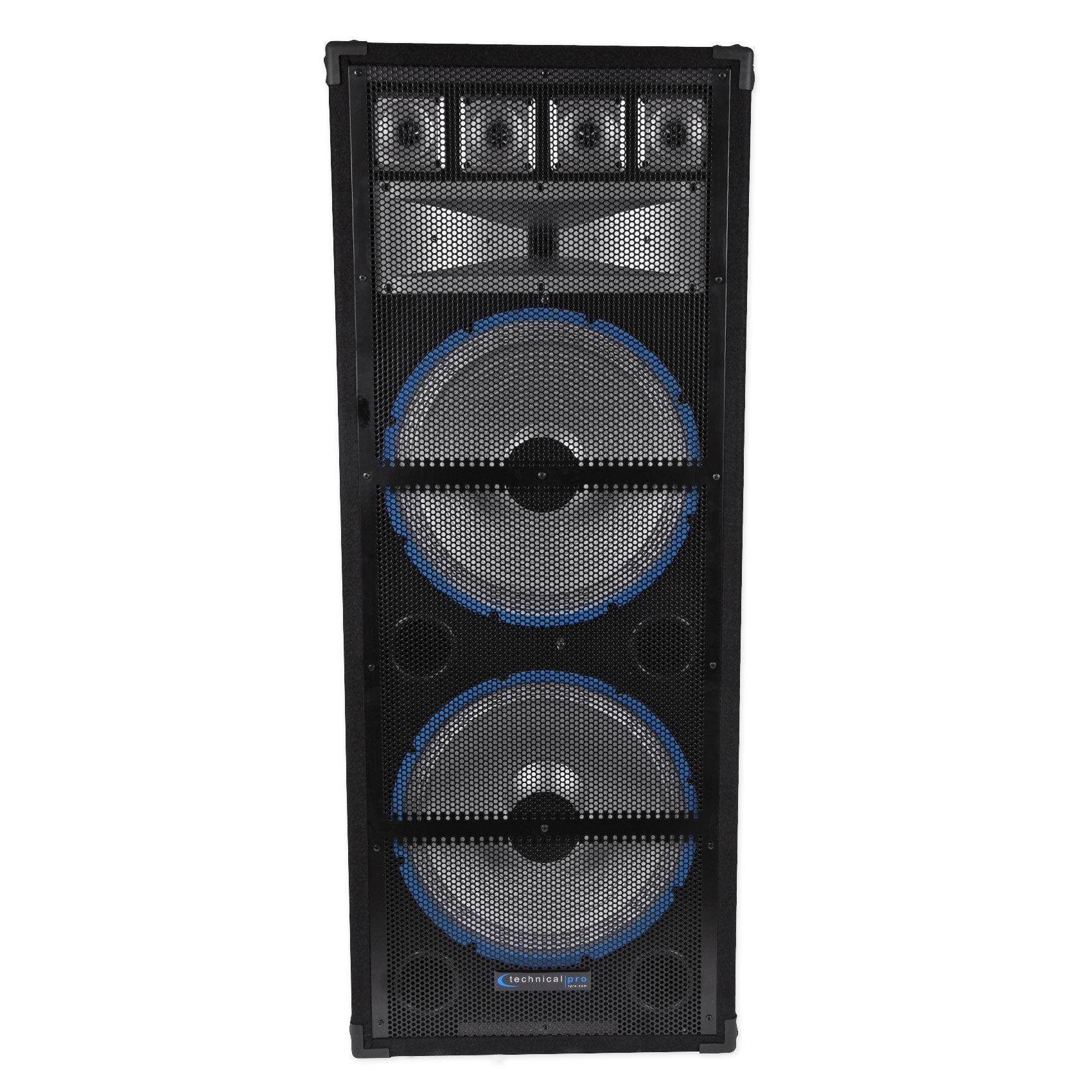 DJ Package w/ (2) Dual 15" 1800 Watt LED Speakers+Amplifier+Mixer+Mic+Headphones