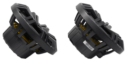 Pair Kicker KM8 8" 600 Watt LED Tower Speakers For Polaris RZR/ATV/UTV/Cart/Jeep