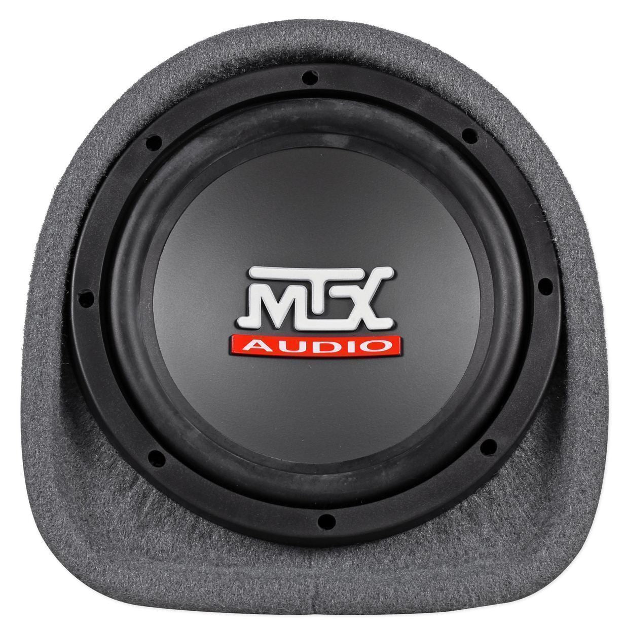 MTX Road Thunder RT8PT 8” 240 Watt Powered Vented/Ported Bass Tube+Amp Wire Kit