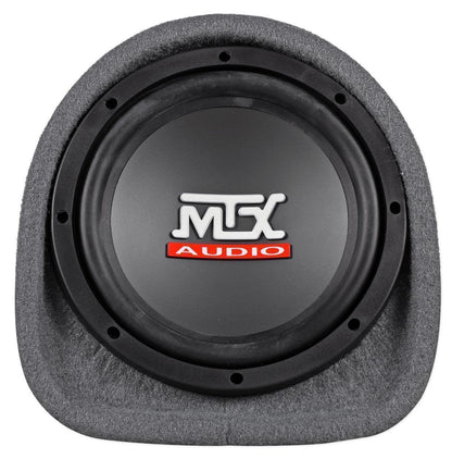 MTX Road Thunder RT8PT 8” 240 Watt Powered Vented/Ported Bass Tube+Amp Wire Kit