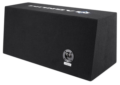 MTX Magnum MB210SP 800w Dual 10” Subwoofers+Vented Sub Box/Amp Package+Amp Kit